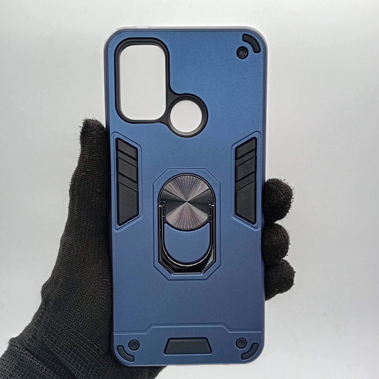 OPPO A53 Hard PC Shockproof Slim Case with Ring Holder