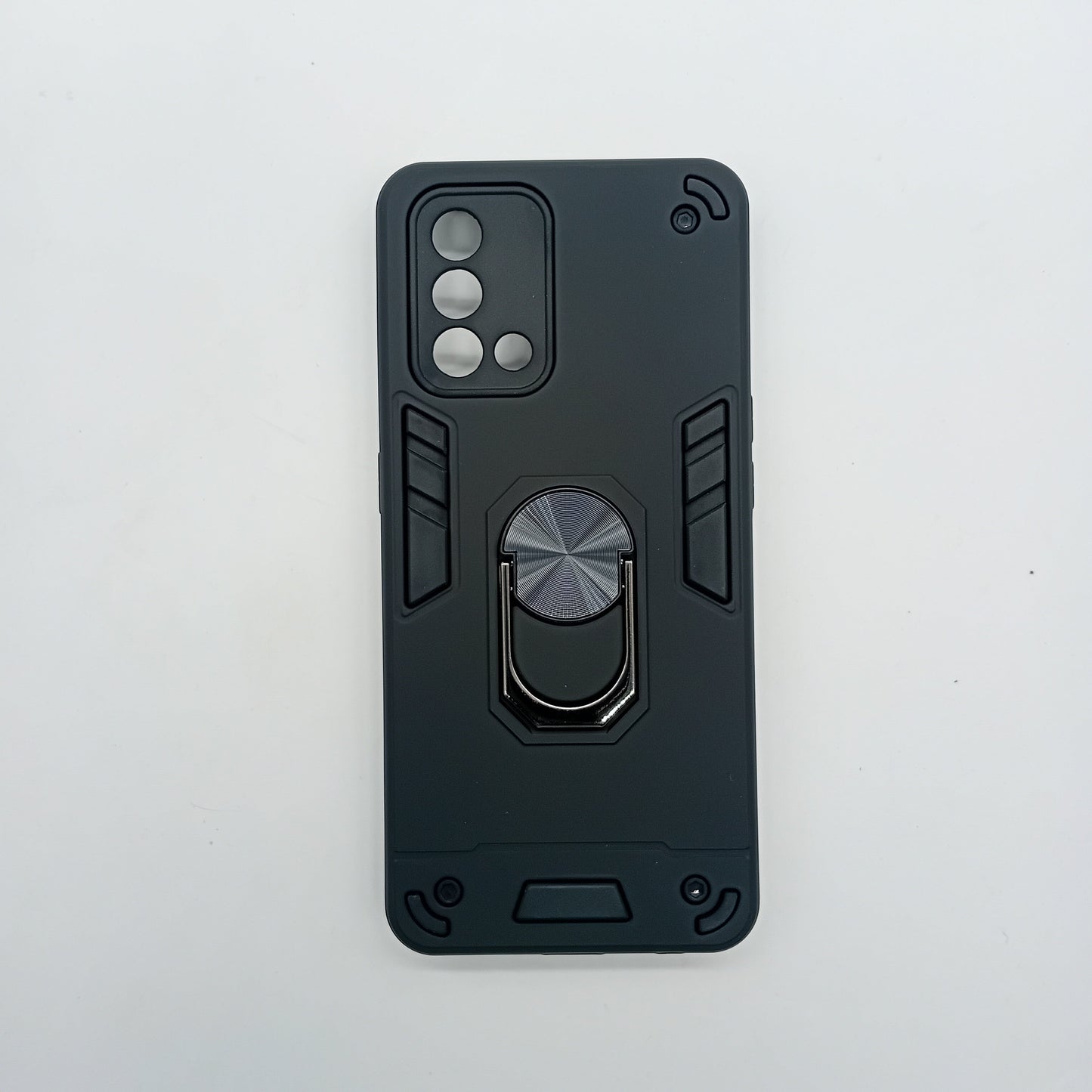 OPPO F19 Hard PC Shockproof Case with Ring Holder