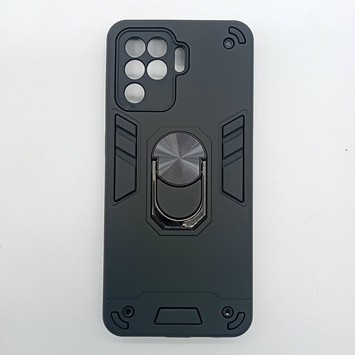 OPPO F19 Pro Hard PC Shockproof Slim Case with Ring Holder