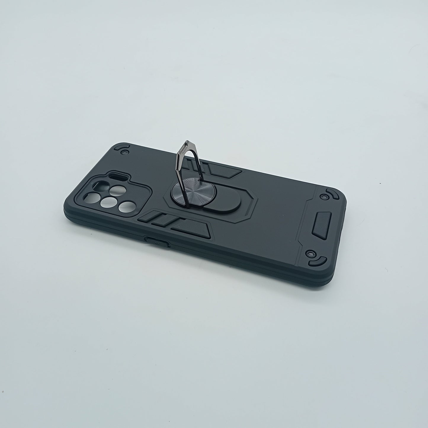 OPPO F19 Pro Hard PC Shockproof Slim Case with Ring Holder