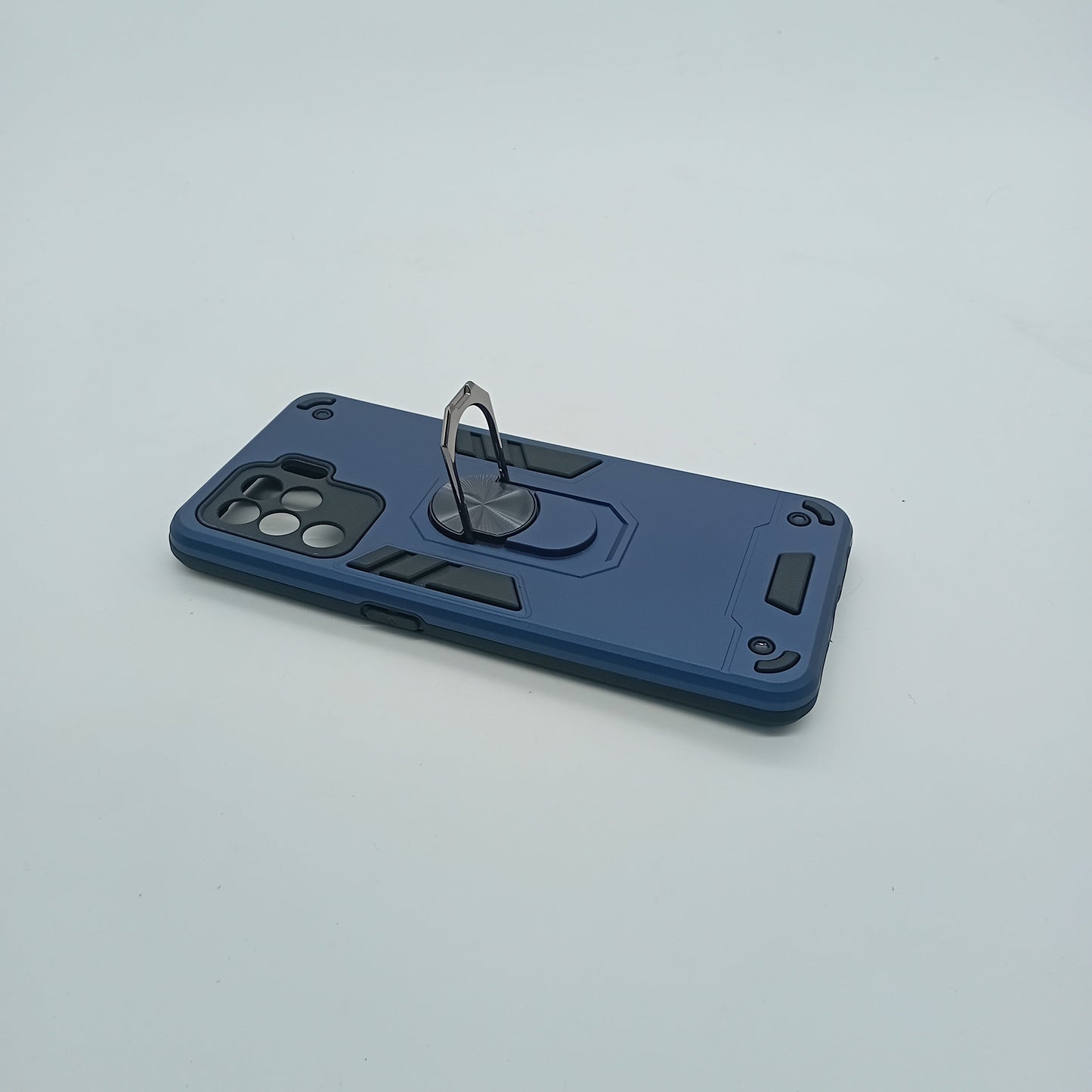 OPPO F19 Pro Hard PC Shockproof Slim Case with Ring Holder