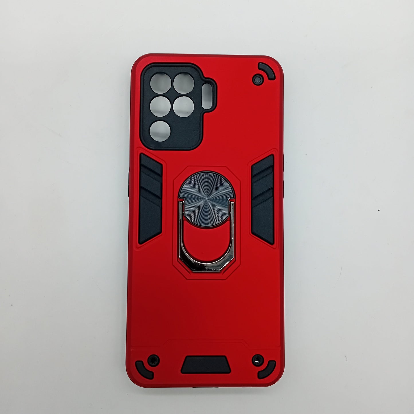 OPPO F19 Pro Hard PC Shockproof Slim Case with Ring Holder