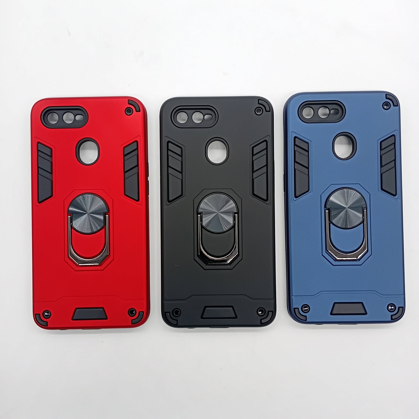 OPPO A5s Hard PC Shockproof Slim Case with Ring Holder