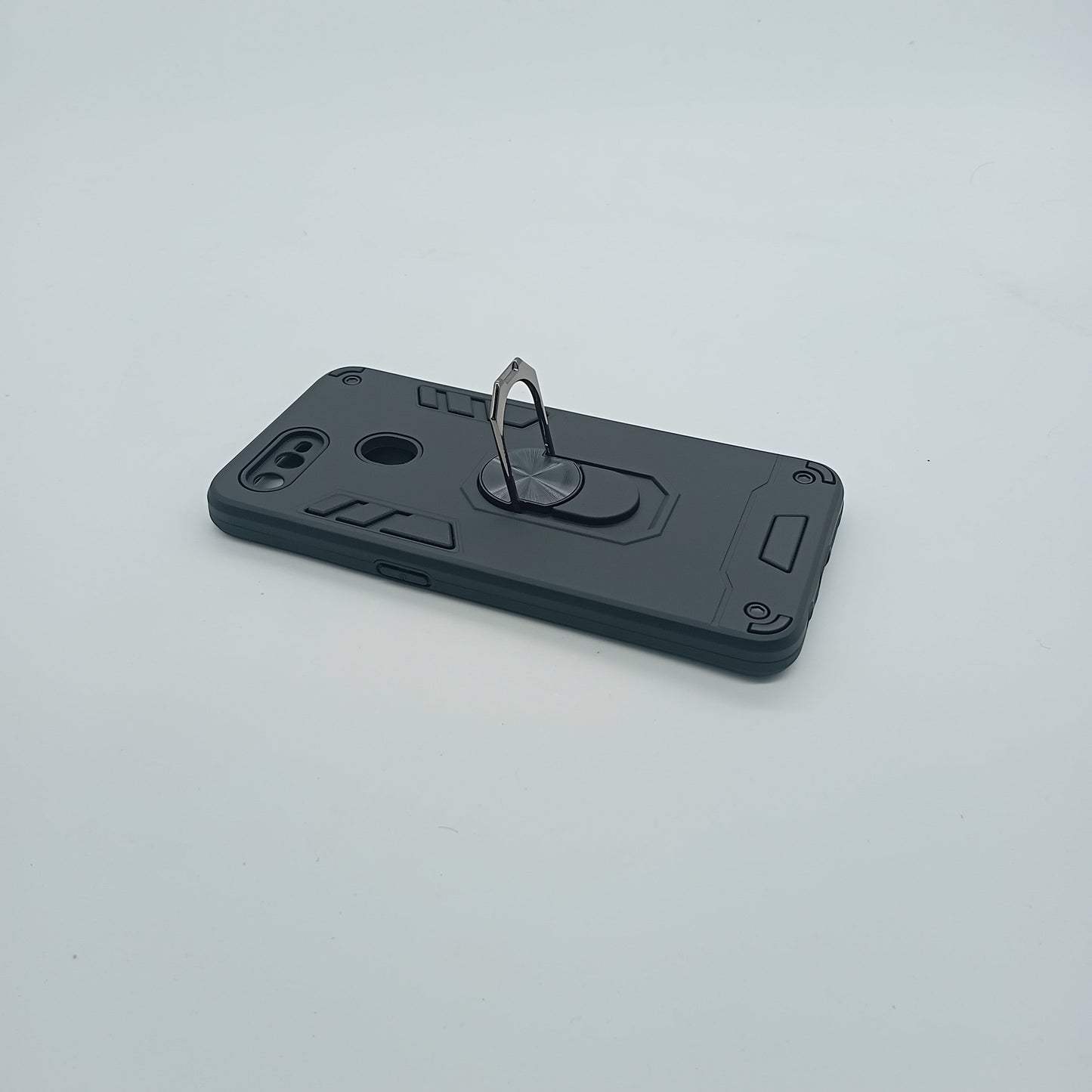OPPO A5s Hard PC Shockproof Slim Case with Ring Holder