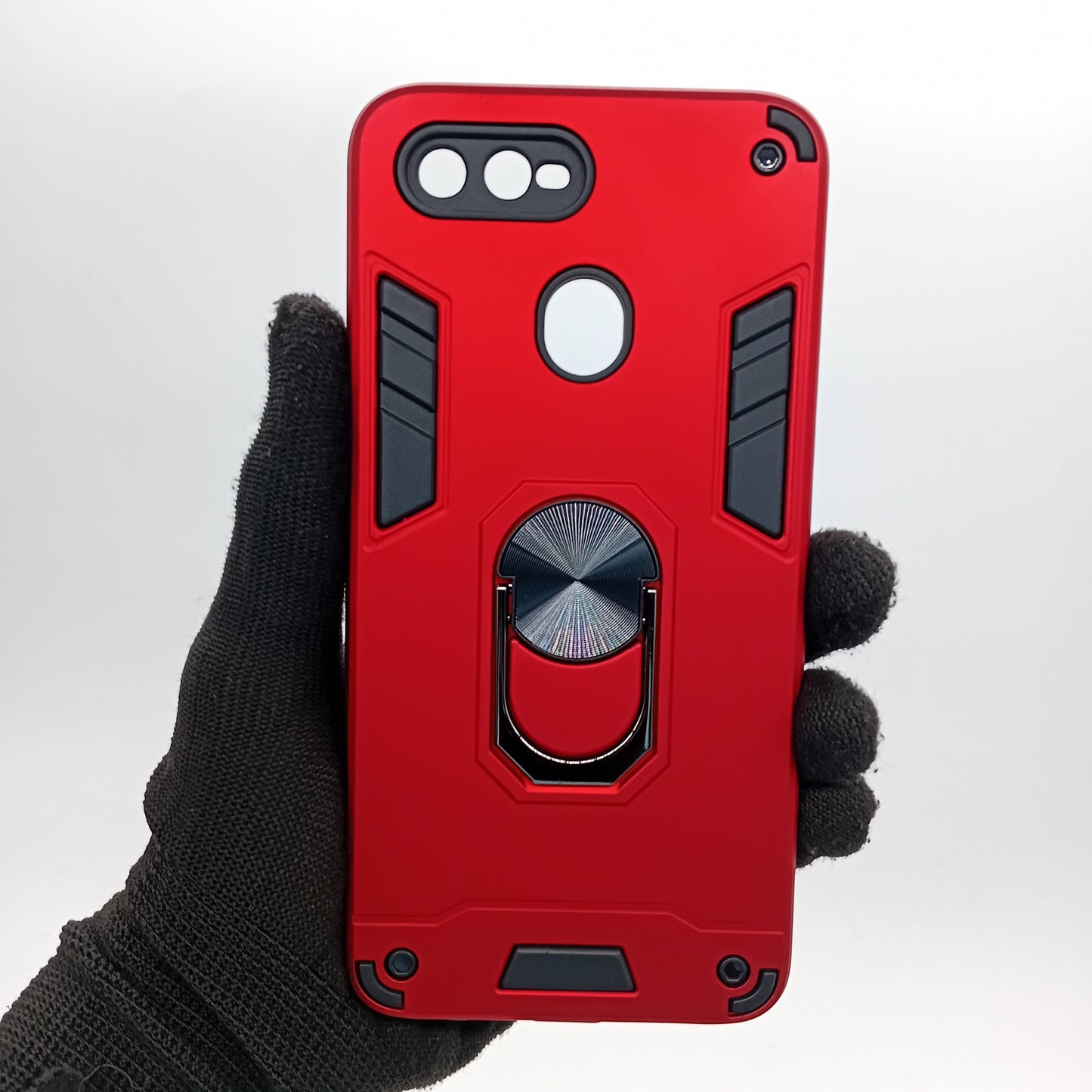 OPPO A5s Hard PC Shockproof Slim Case with Ring Holder