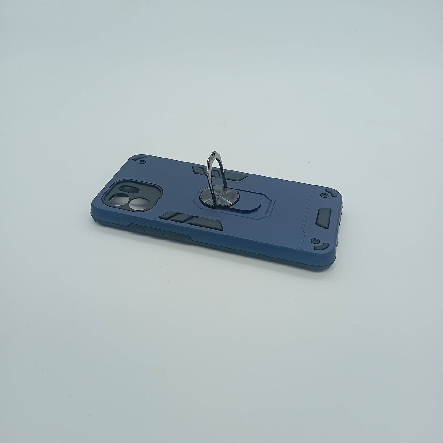 Redmi A1 Hard PC Case with Ring Holder, Shockproof Slim Back Cover
