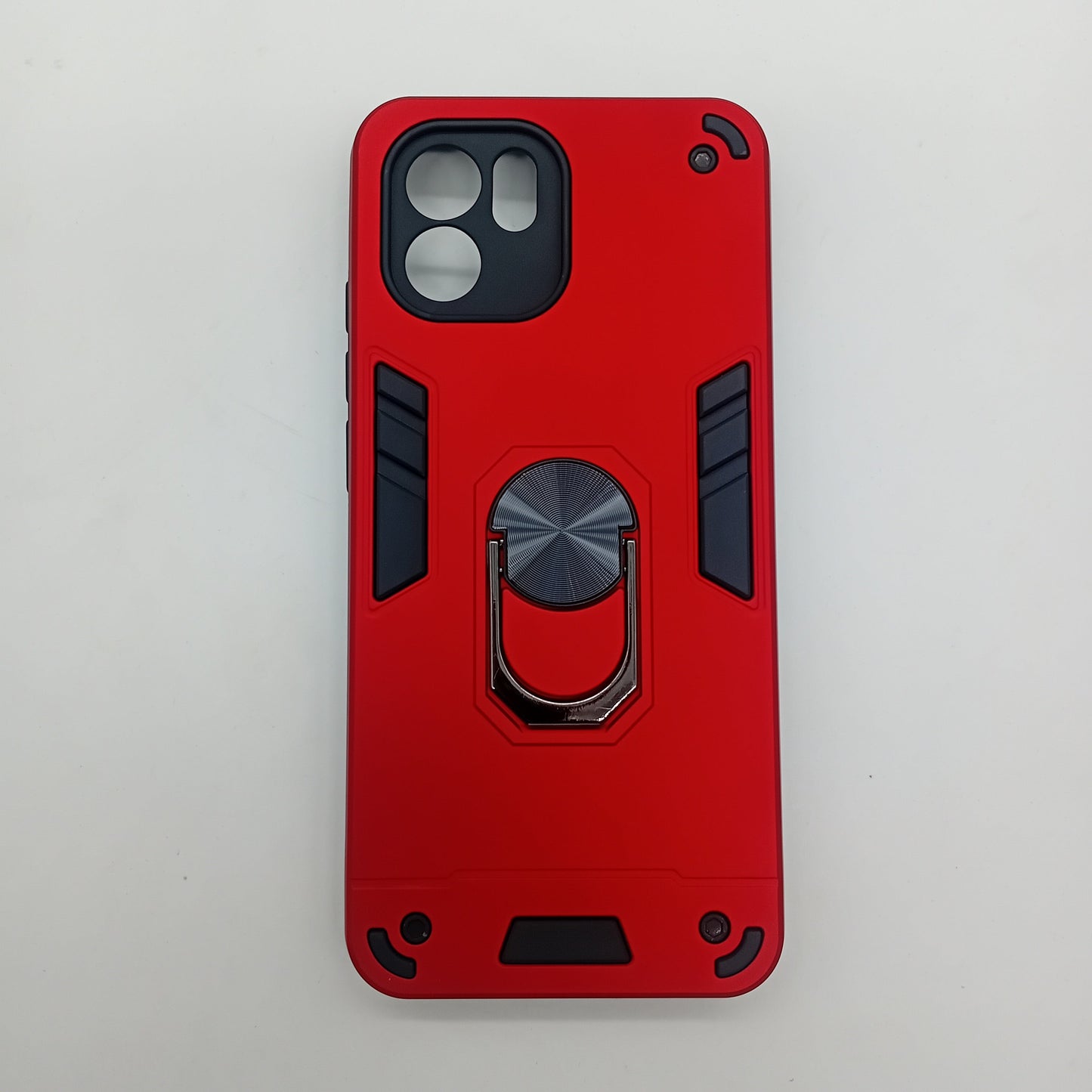 Redmi A1 Hard PC Case with Ring Holder, Shockproof Slim Back Cover