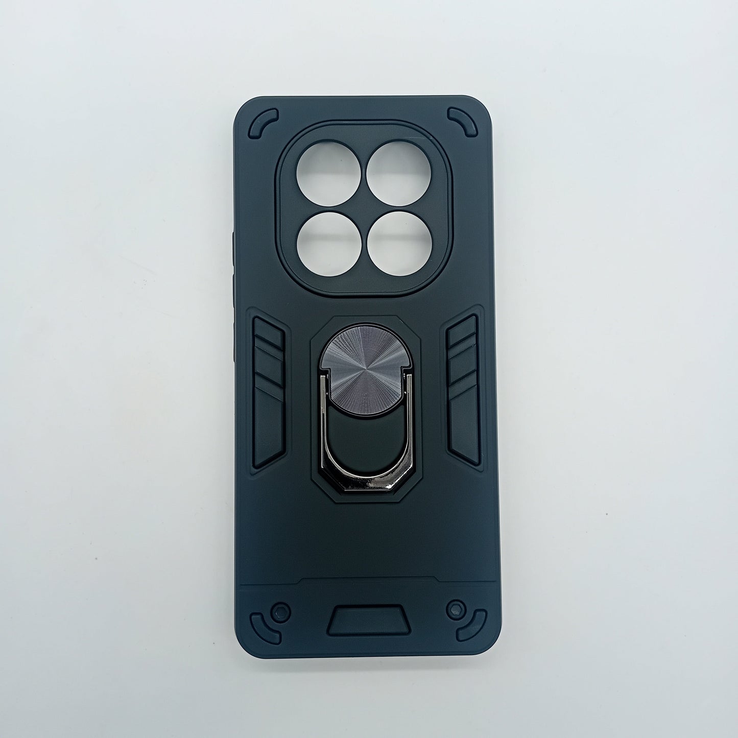 Redmi Note 14 Pro Hard PC Shockproof Case with Ring Holder, Slim Cover