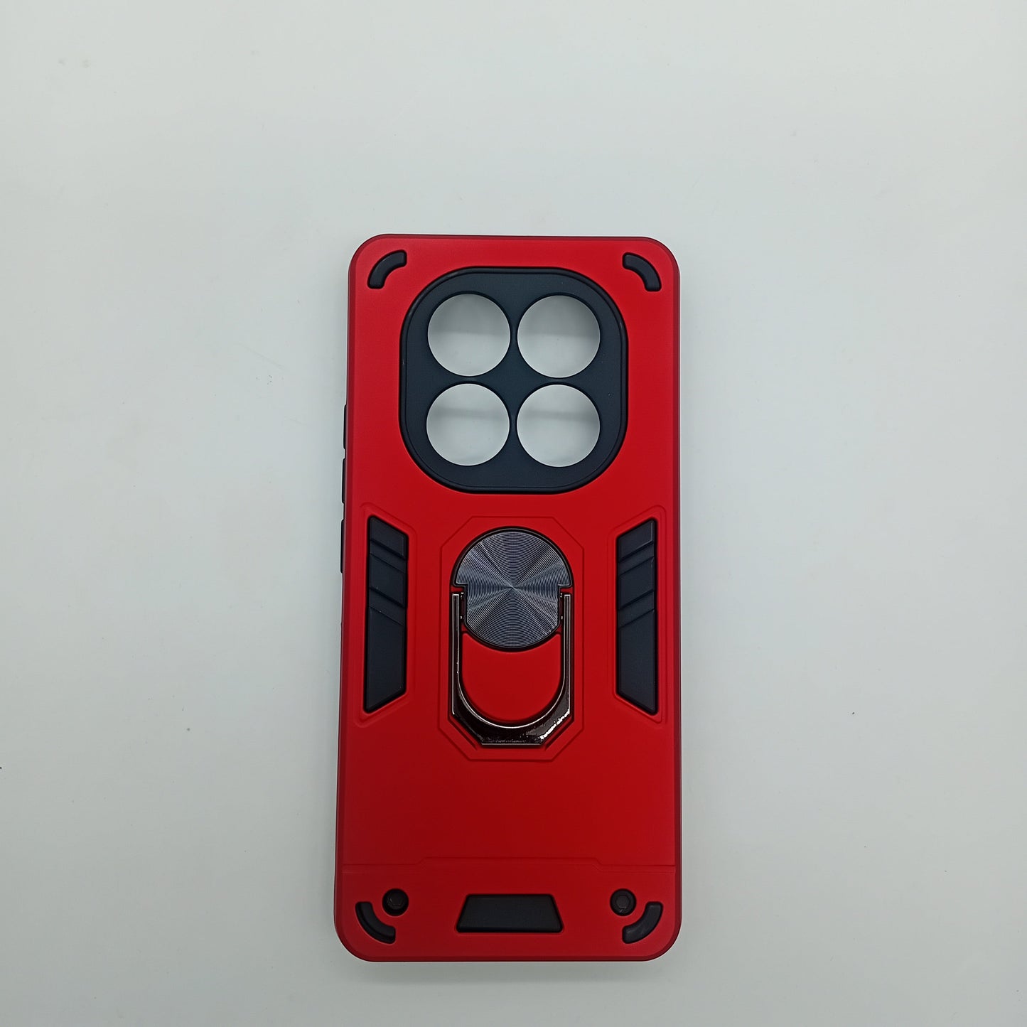 Redmi Note 14 Pro Hard PC Shockproof Case with Ring Holder, Slim Cover