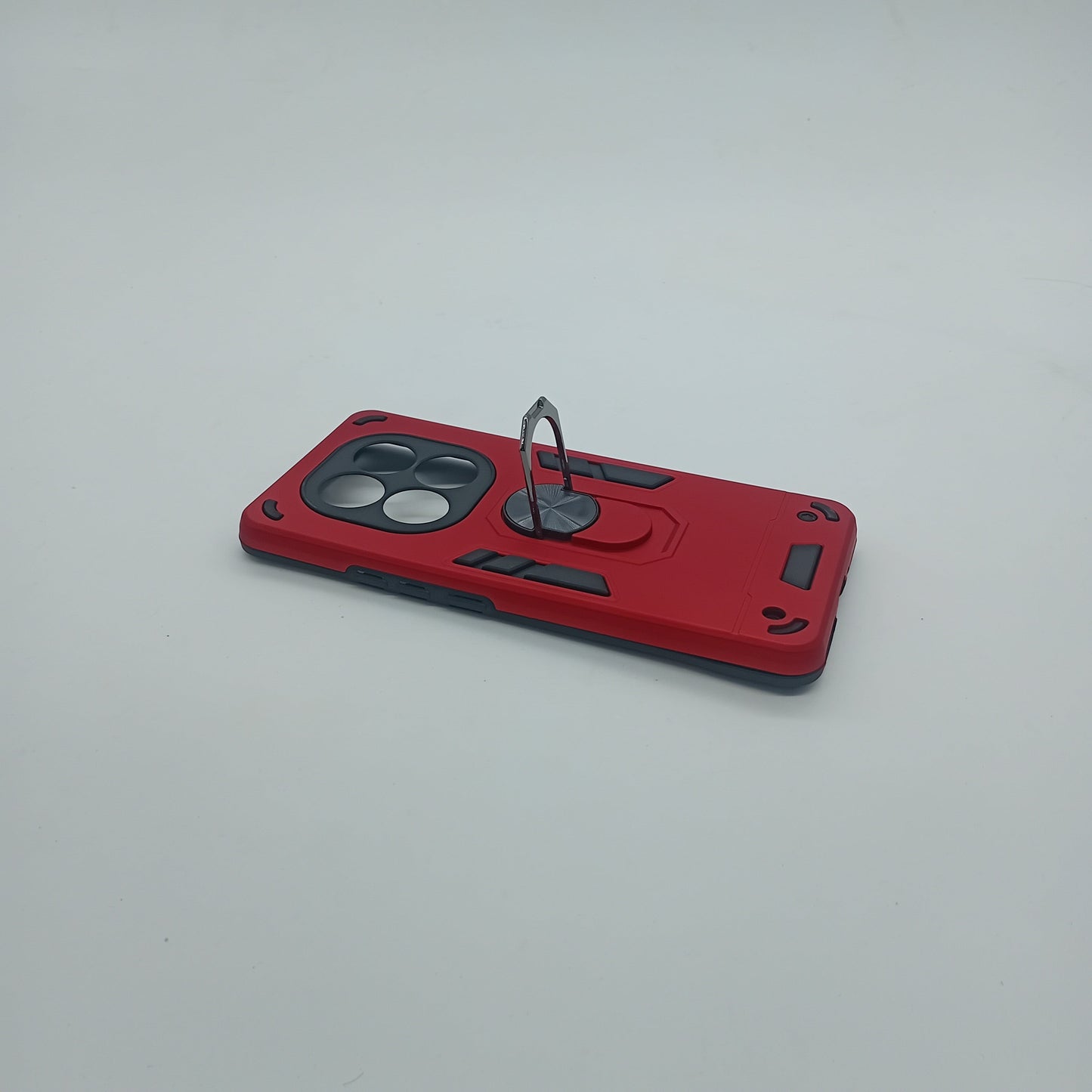 Redmi Note 14 Pro Hard PC Shockproof Case with Ring Holder, Slim Cover