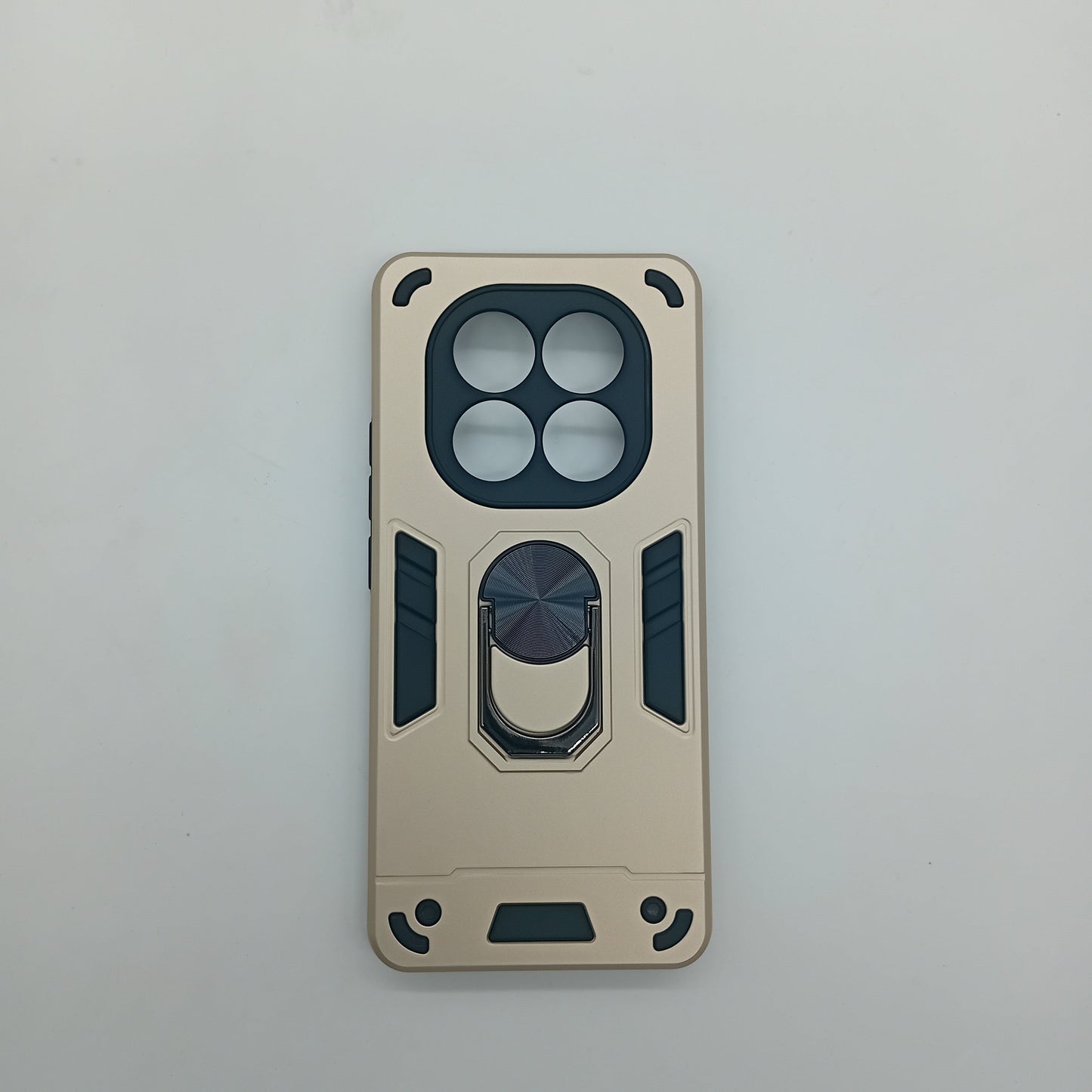 Redmi Note 14 Pro Hard PC Shockproof Case with Ring Holder, Slim Cover