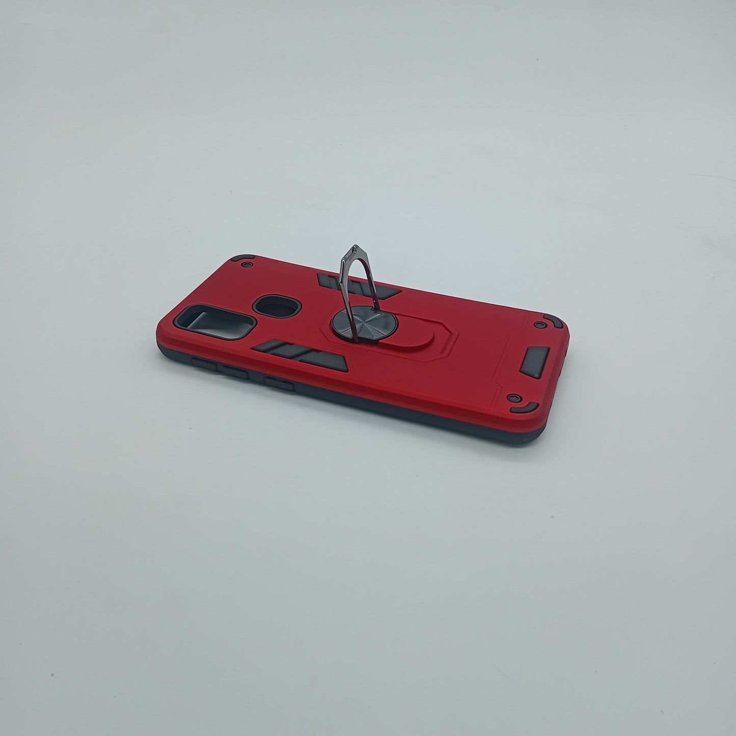 Samsung M21 Shockproof Hard Case w/ Ring Holder Slim Cover