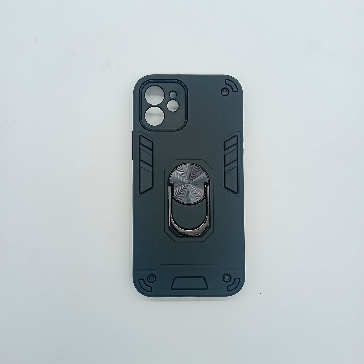 iPhone 12 Shockproof Hard Case w/ Ring Holder Slim Cover
