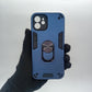 iPhone 12 Shockproof Hard Case w/ Ring Holder Slim Cover