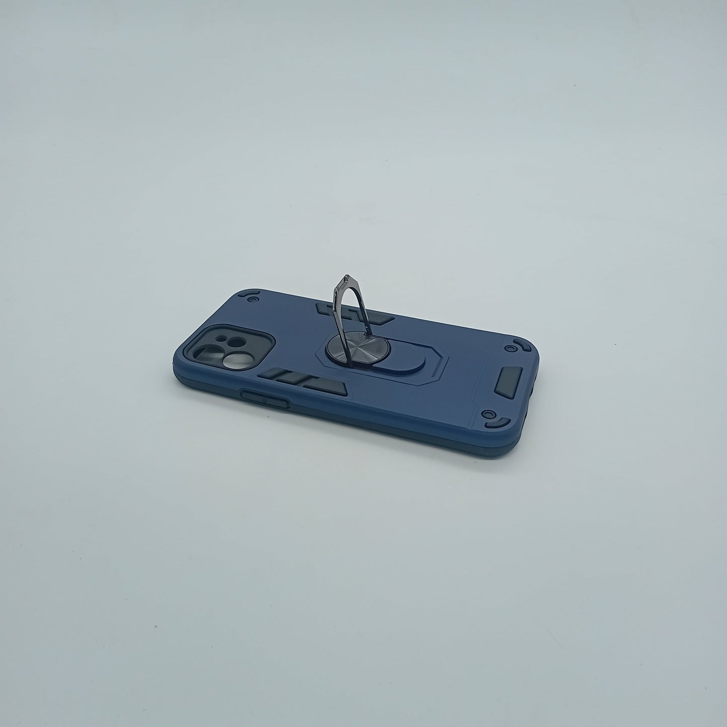 iPhone 12 Shockproof Hard Case w/ Ring Holder Slim Cover