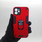 iPhone 12 Shockproof Hard Case w/ Ring Holder Slim Cover