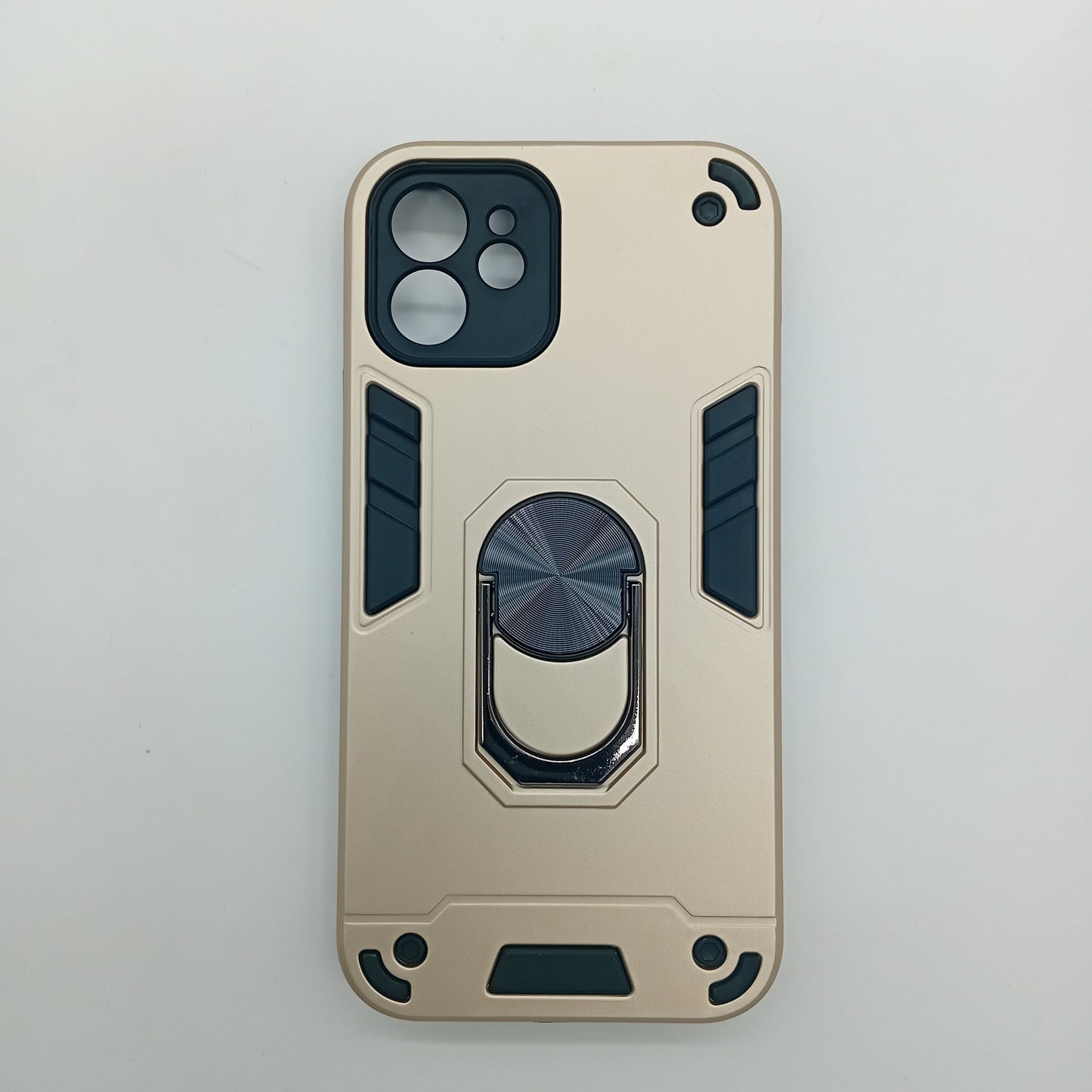 iPhone 12 Shockproof Hard Case w/ Ring Holder Slim Cover