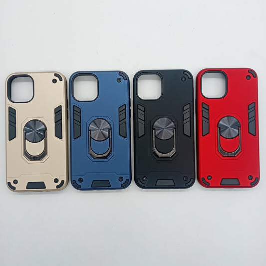 iPhone 11 Pro Hard Case with Ring Holder - Shockproof Slim Cover