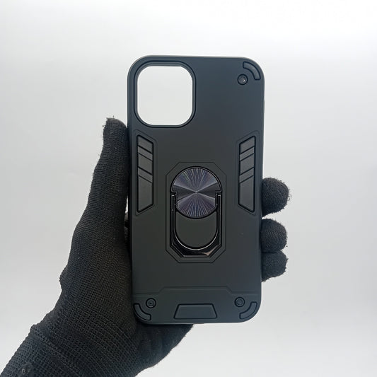 iPhone 11 Pro Hard Case with Ring Holder - Shockproof Slim Cover