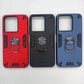 ZTE Blade A54 Hard PC Case - Shockproof Ring Holder Slim Cover