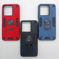 ZTE Blade A54 Hard PC Case - Shockproof Ring Holder Slim Cover