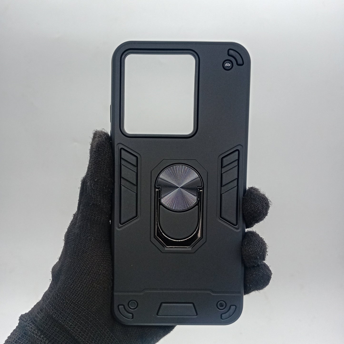 ZTE Blade A54 Hard PC Case - Shockproof Ring Holder Slim Cover