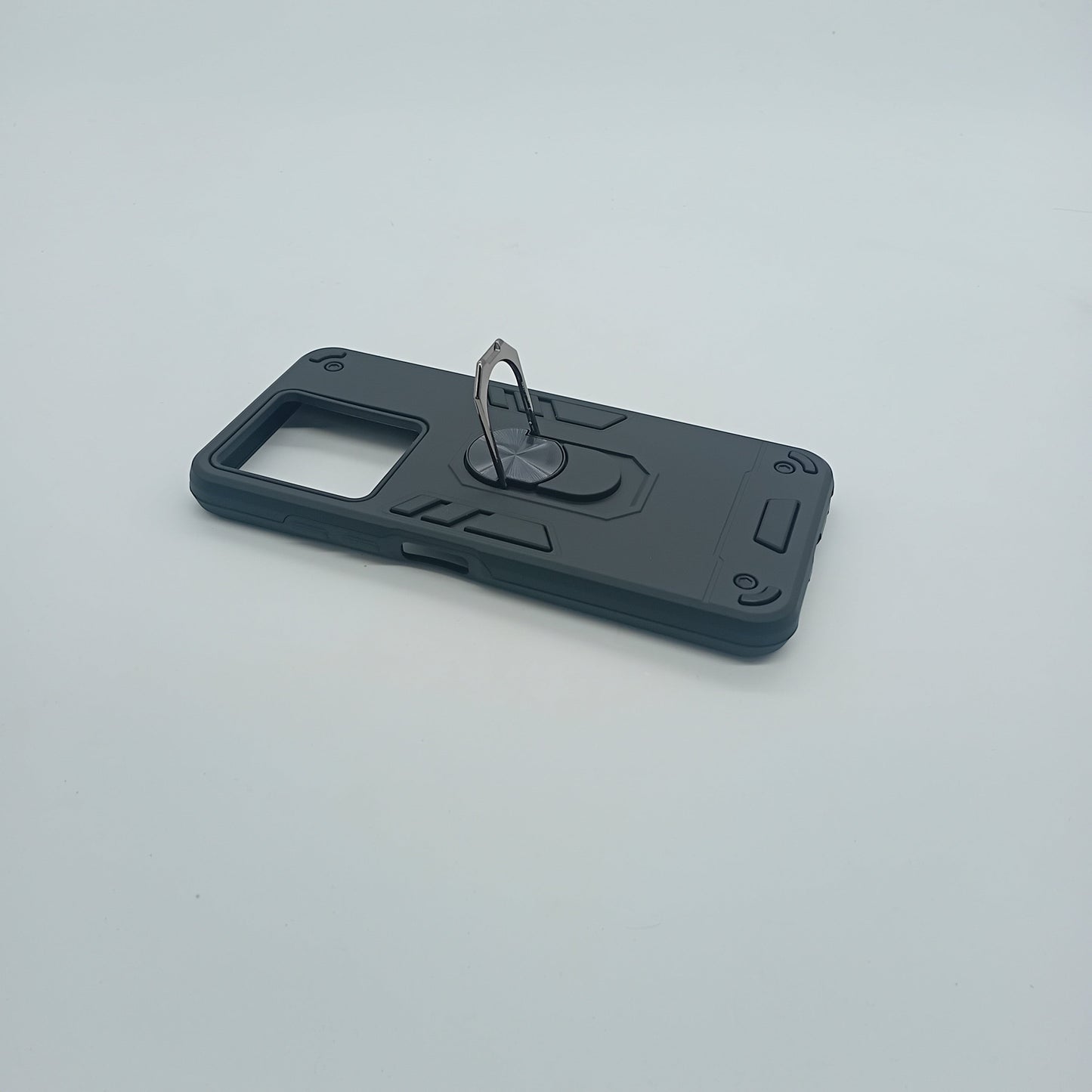 ZTE Blade A54 Hard PC Case - Shockproof Ring Holder Slim Cover