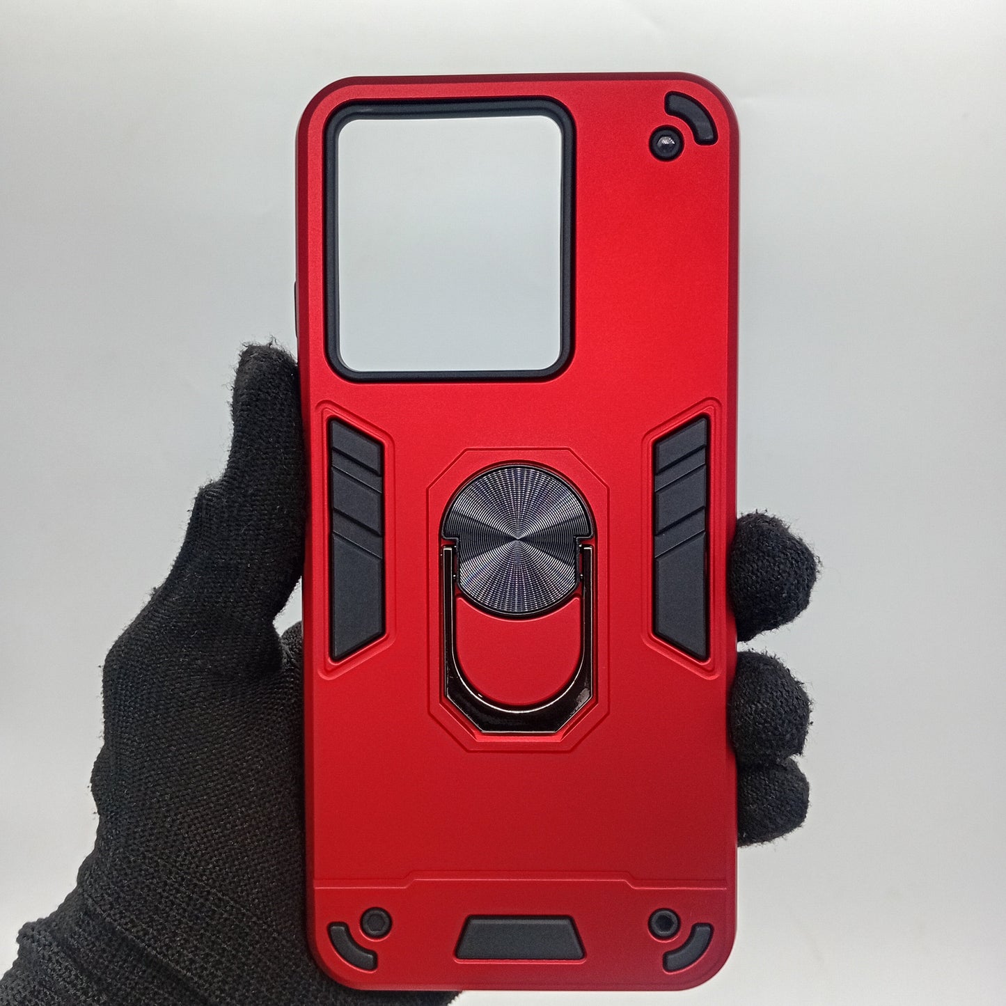 ZTE Blade A54 Hard PC Case - Shockproof Ring Holder Slim Cover