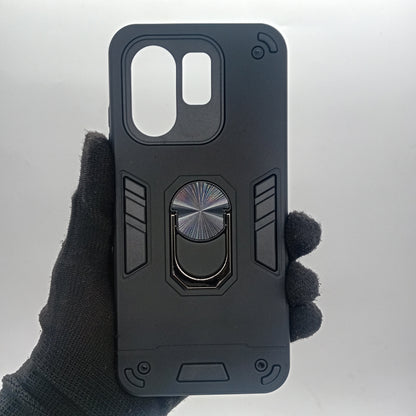 Infinix Hot 50i Hard PC Shockproof Case with Ring Holder, Slim Cover