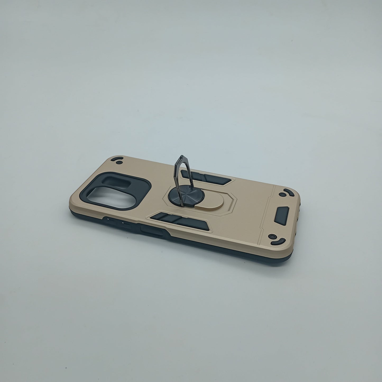 Infinix Hot 50i Hard PC Shockproof Case with Ring Holder, Slim Cover