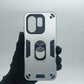 Infinix Hot 50i Hard PC Shockproof Case with Ring Holder, Slim Cover