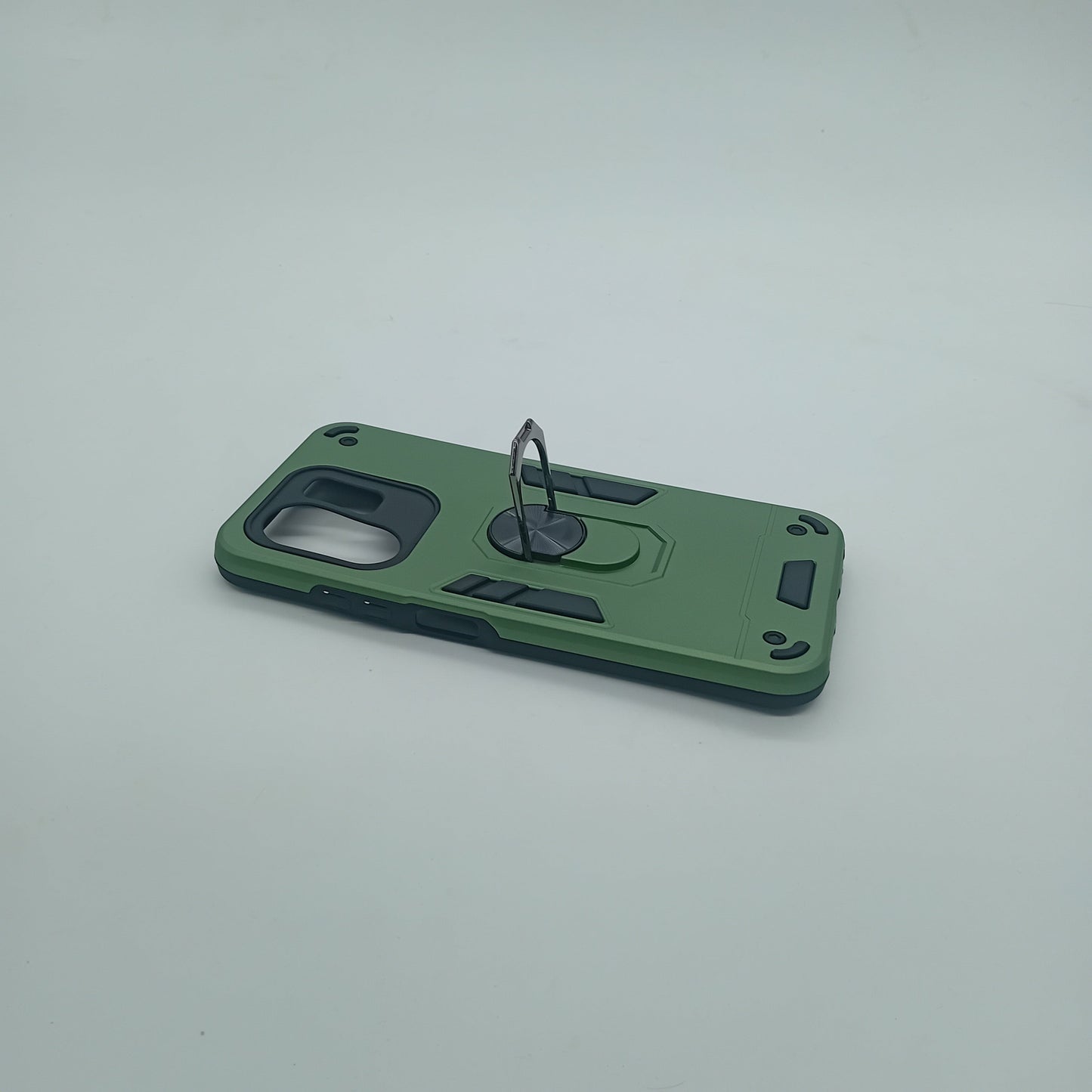 Infinix Hot 50i Hard PC Shockproof Case with Ring Holder, Slim Cover