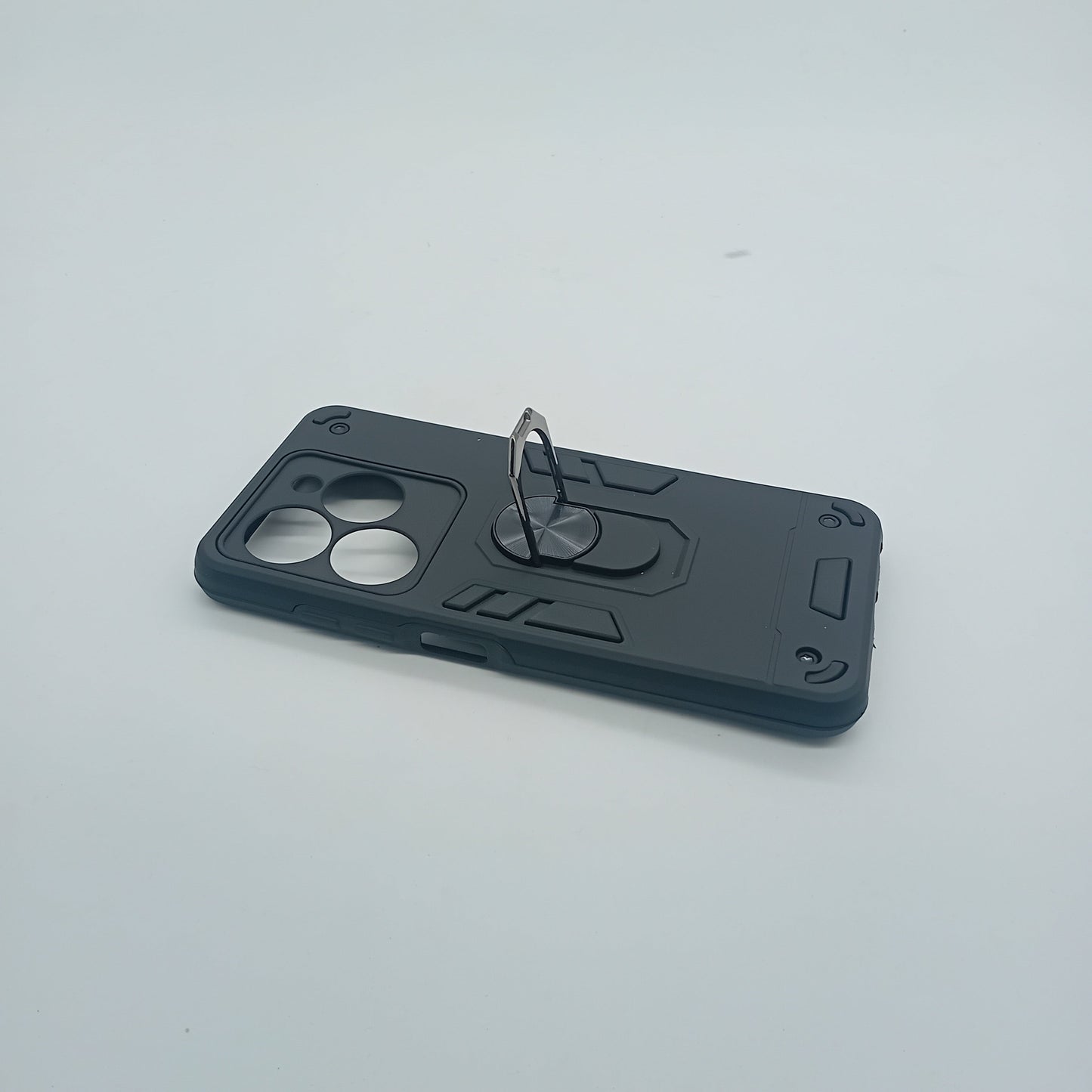 Infinix Smart 8 Hard PC Shockproof Case with Ring Holder Slim Cover