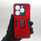 Infinix Smart 8 Hard PC Shockproof Case with Ring Holder Slim Cover