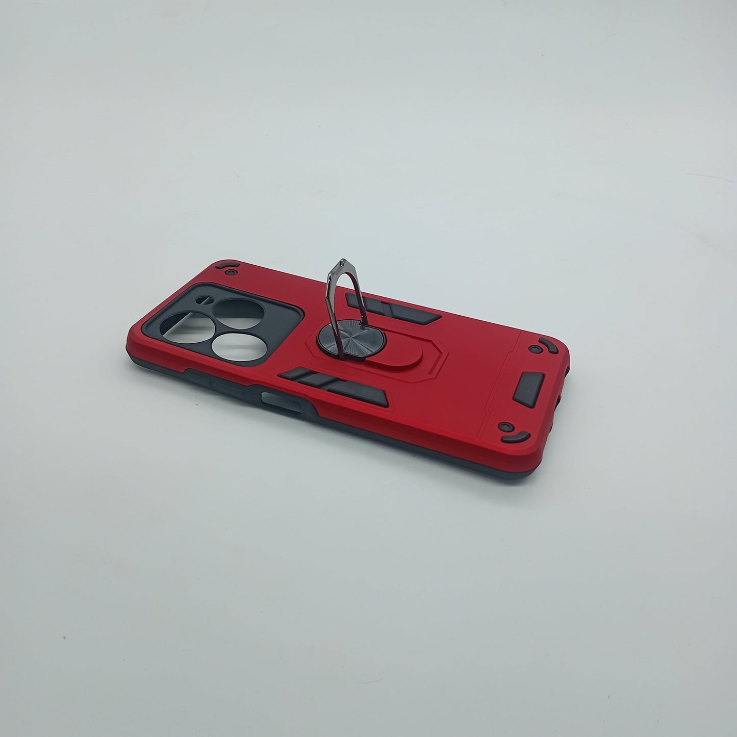 Infinix Smart 8 Hard PC Shockproof Case with Ring Holder Slim Cover