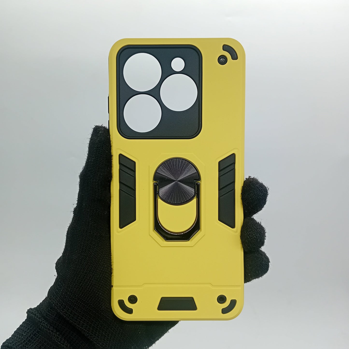 Infinix Smart 8 Hard PC Shockproof Case with Ring Holder Slim Cover
