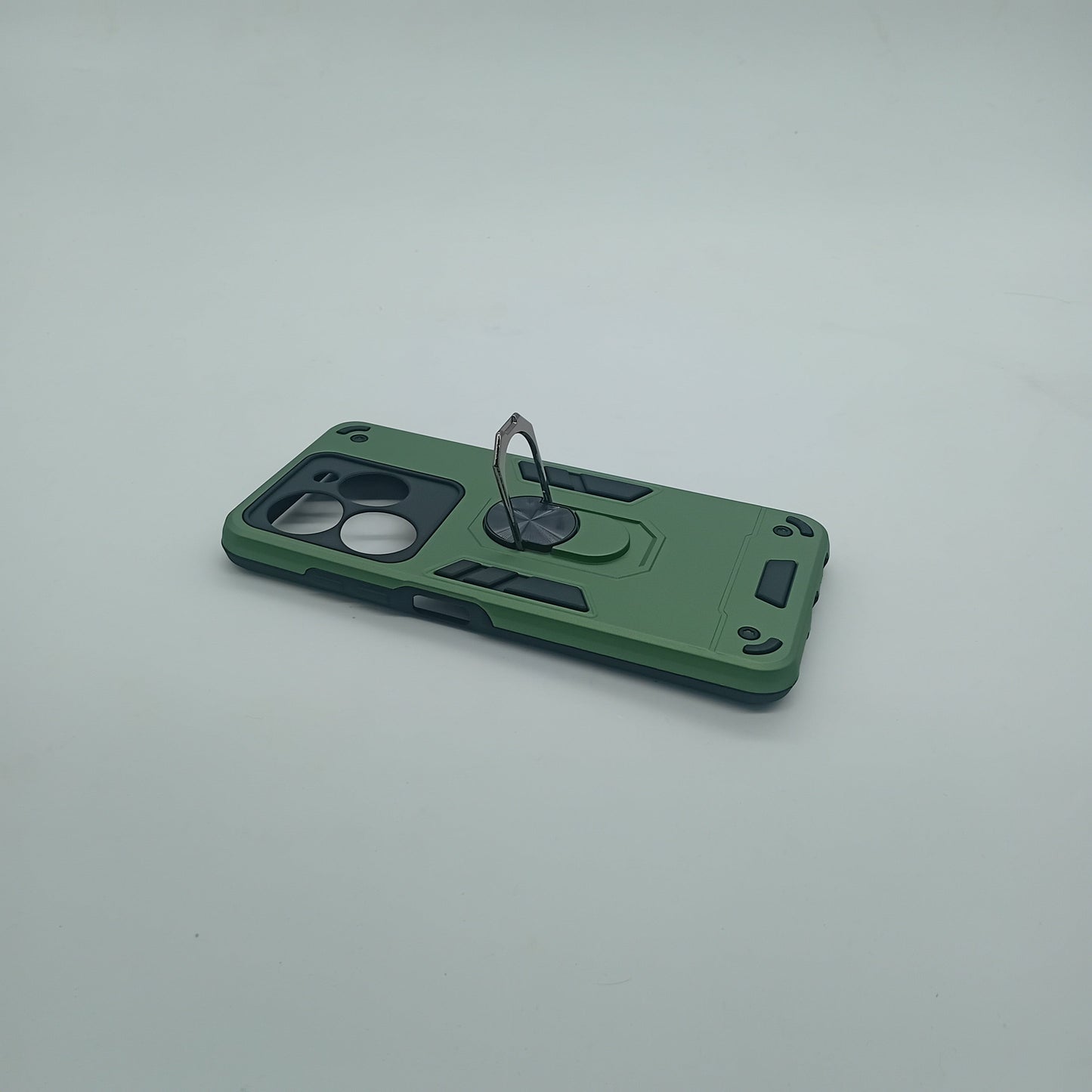 Infinix Smart 8 Hard PC Shockproof Case with Ring Holder Slim Cover