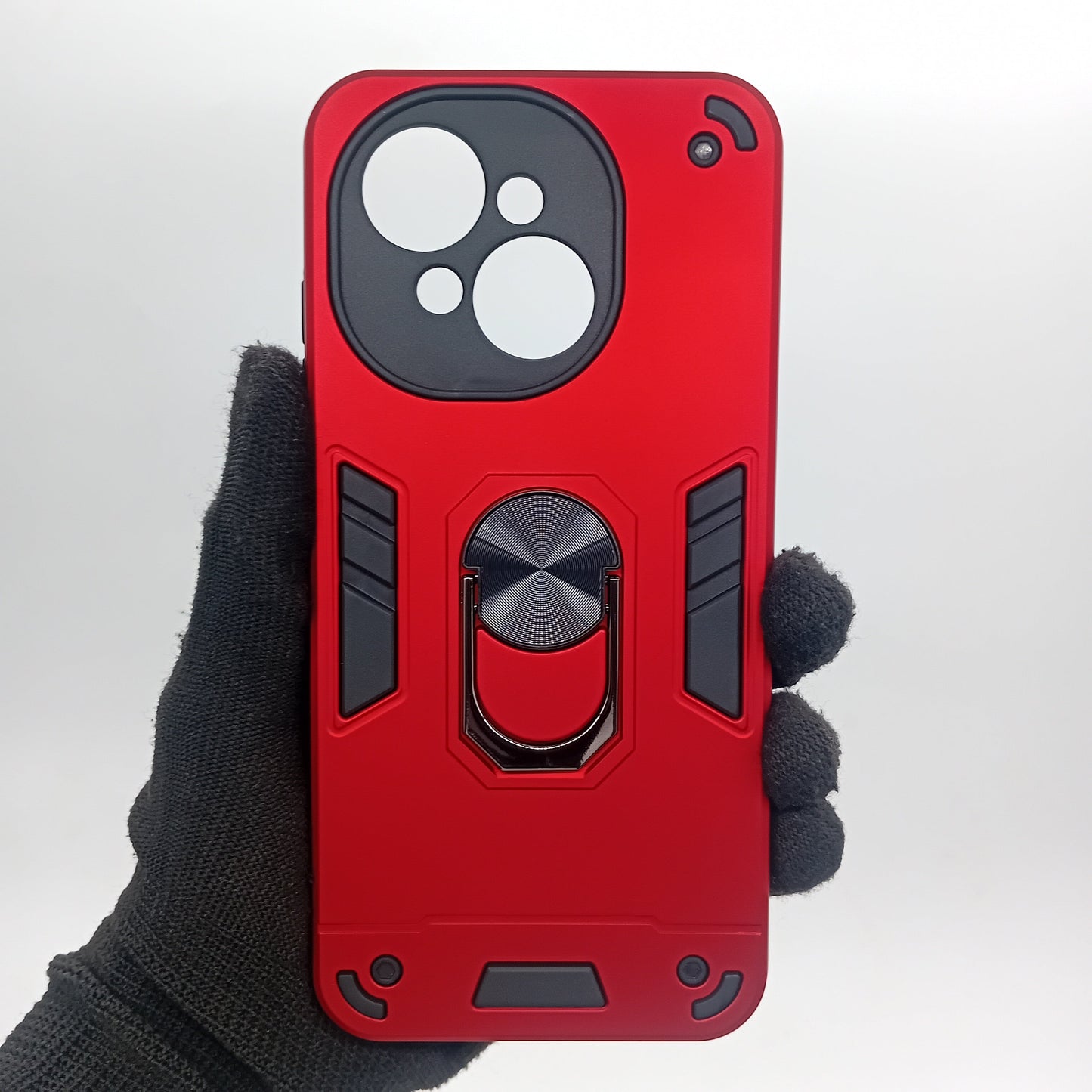 Tecno SPARK GO 2025 Hard PC Case with Ring Holder, Shockproof Slim Cover