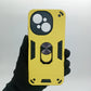 Tecno SPARK GO 2025 Hard PC Case with Ring Holder, Shockproof Slim Cover