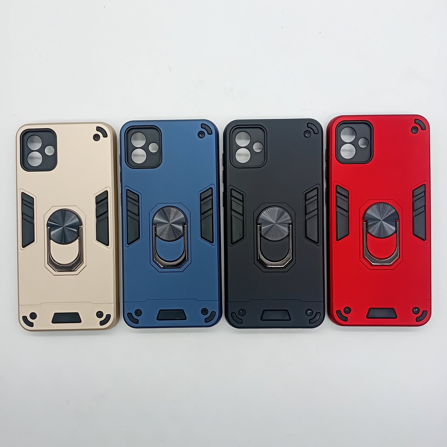 Samsung A04 Hard PC Shockproof Slim Case with Ring Holder