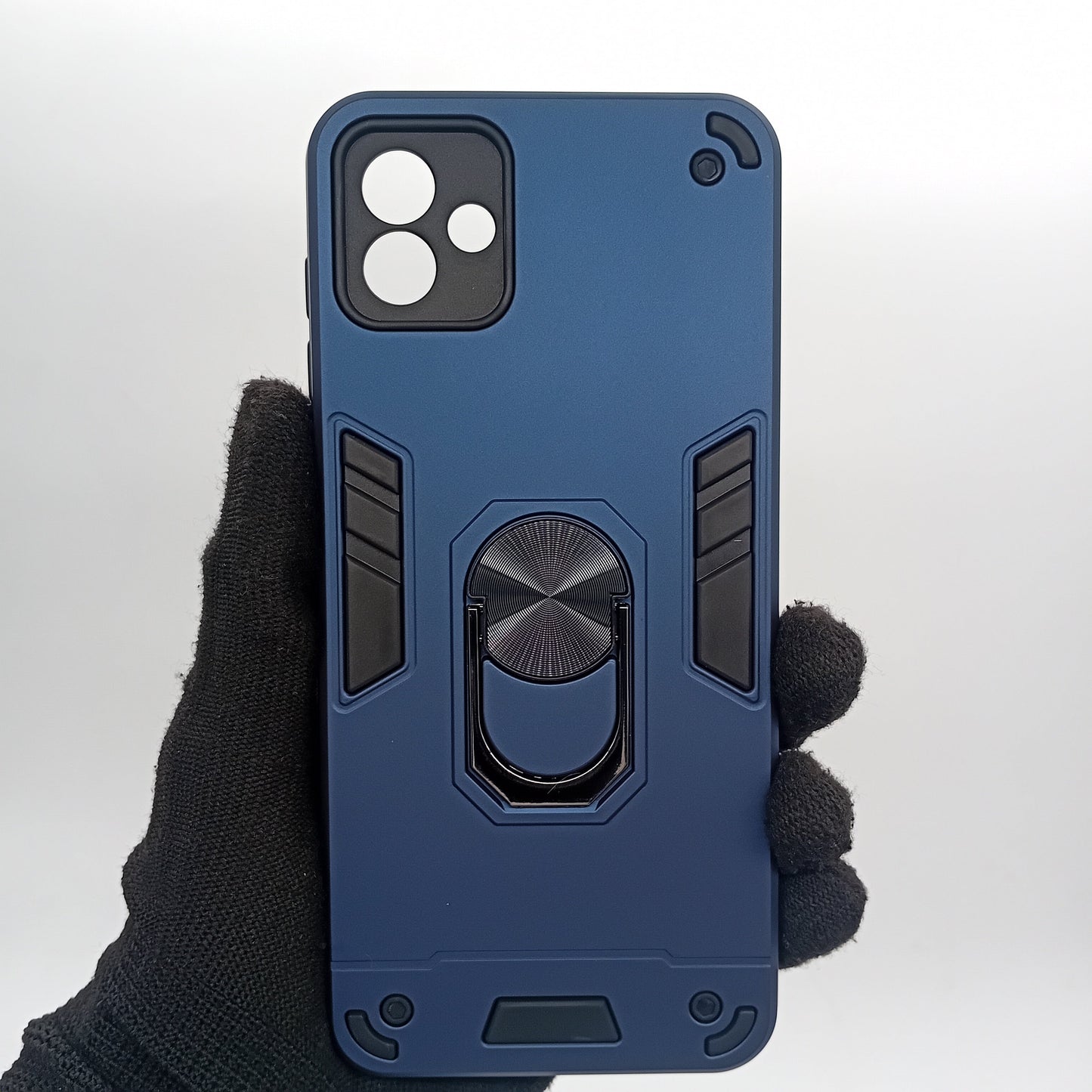 Samsung A04 Hard PC Shockproof Slim Case with Ring Holder