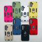 Samsung A17 Case, Shockproof Hard PC Cover with Ring Holder