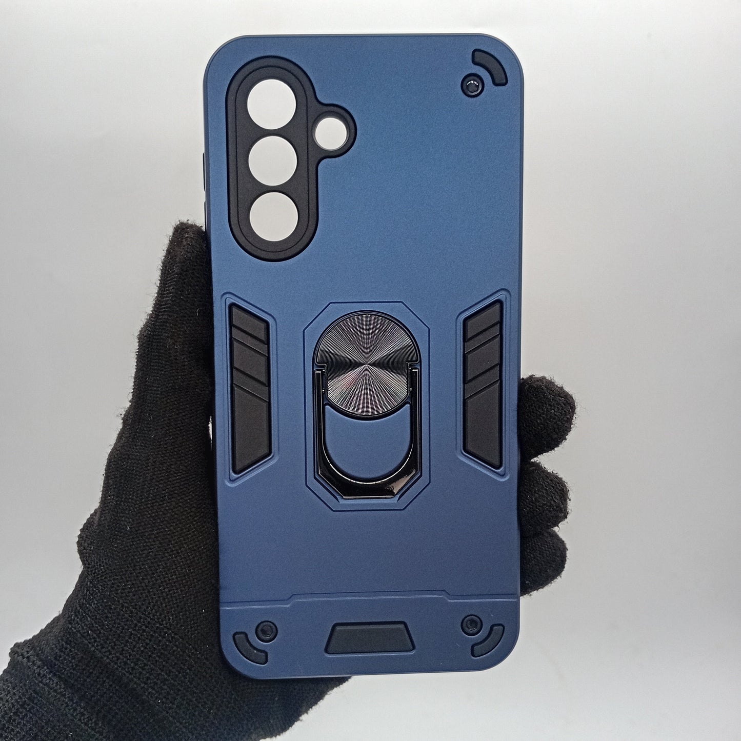 Samsung A17 Case, Shockproof Hard PC Cover with Ring Holder