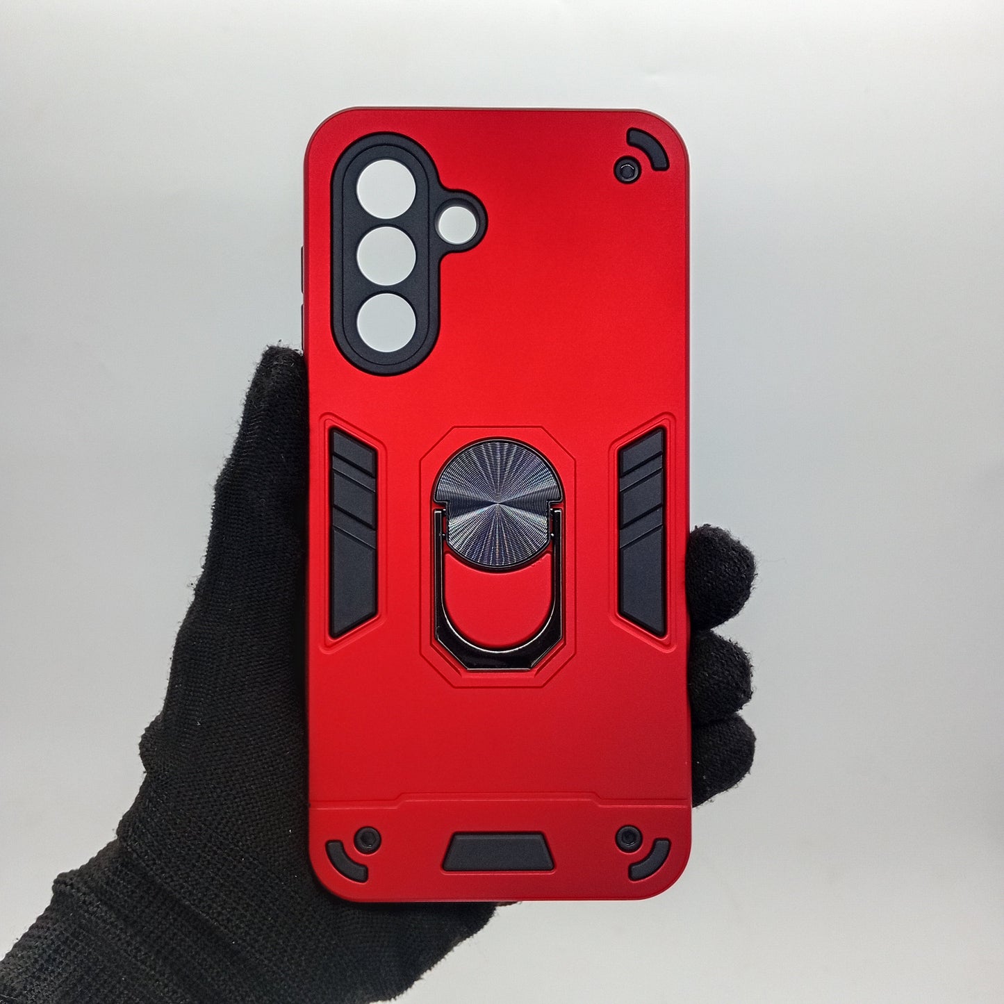 Samsung A17 Case, Shockproof Hard PC Cover with Ring Holder