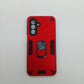 Samsung A17 Case, Shockproof Hard PC Cover with Ring Holder