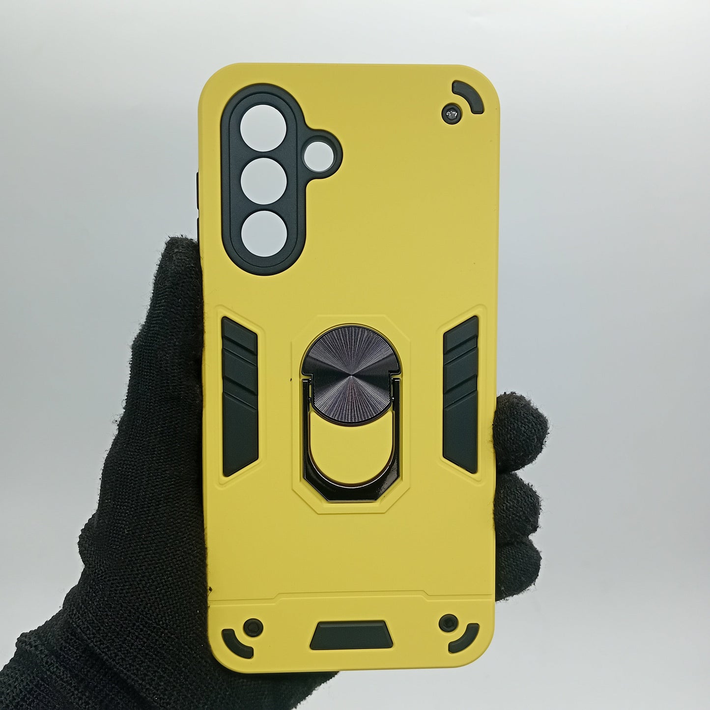 Samsung A17 Case, Shockproof Hard PC Cover with Ring Holder