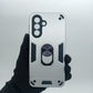 Samsung A17 Case, Shockproof Hard PC Cover with Ring Holder