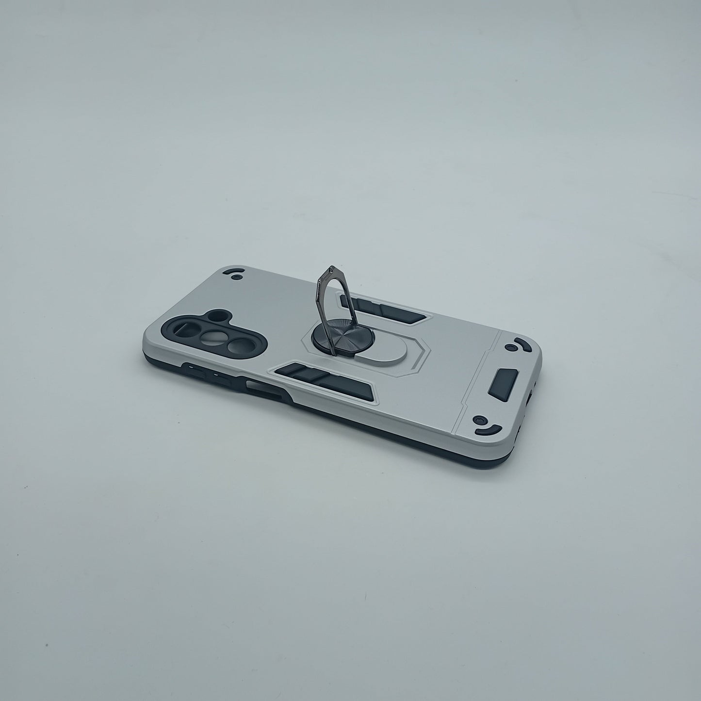 Samsung A17 Case, Shockproof Hard PC Cover with Ring Holder