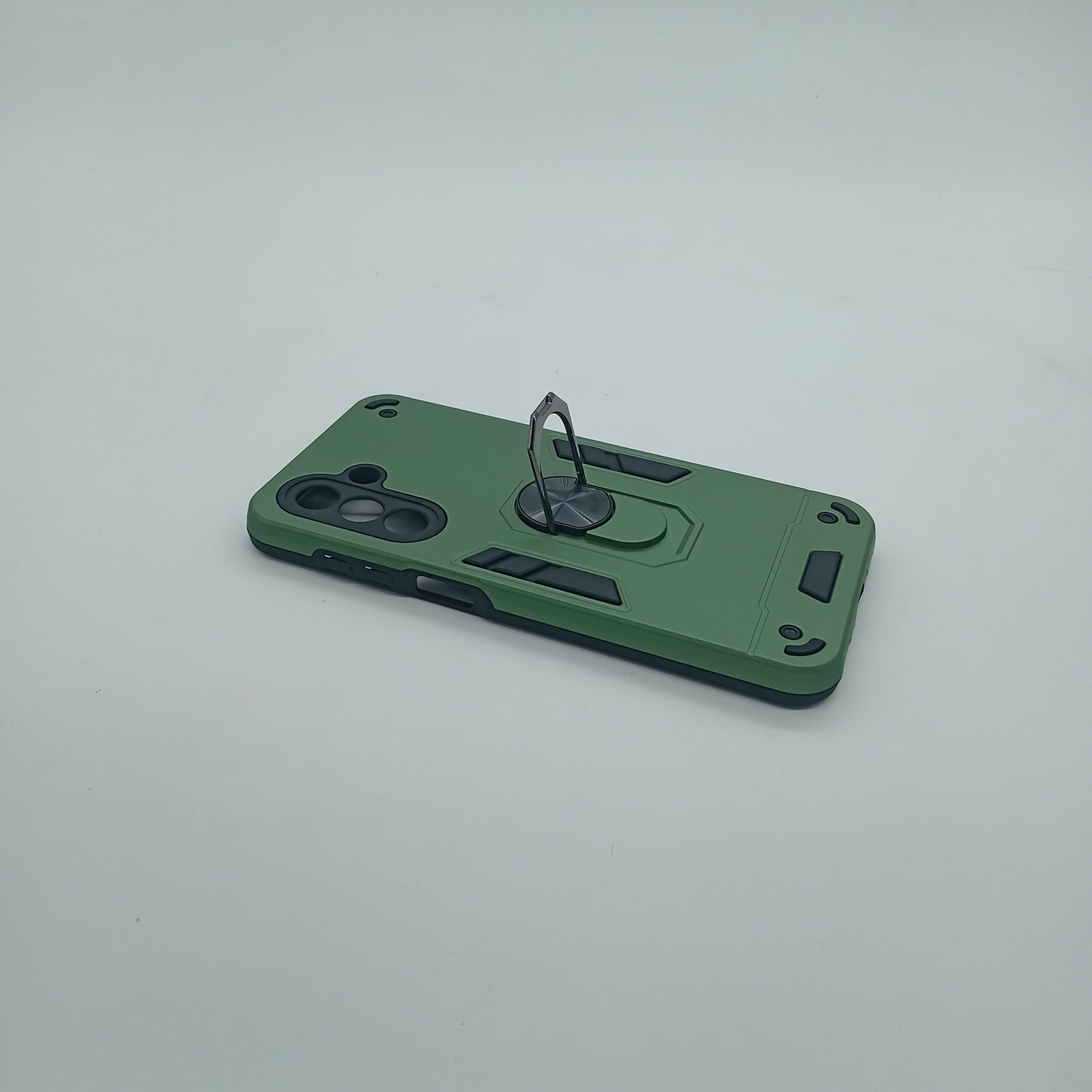 Samsung A17 Case, Shockproof Hard PC Cover with Ring Holder