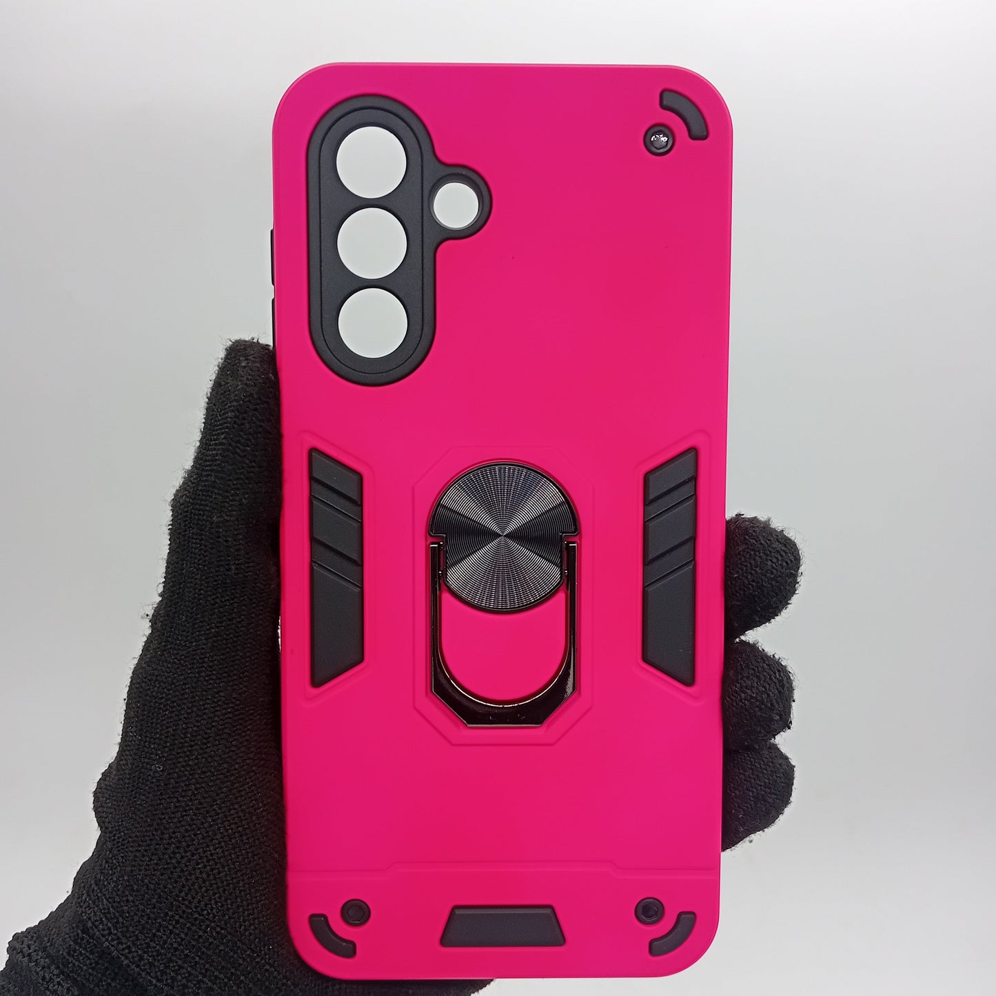 Samsung A17 Case, Shockproof Hard PC Cover with Ring Holder